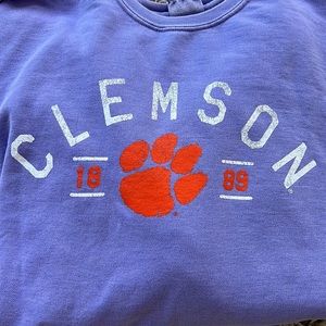Clemson comfort colors crew
